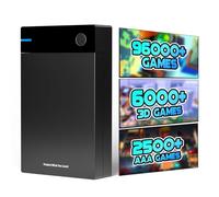 Kinhank Hard disk esterno HDD con oltre 96000 giochi retrò, compatibile con oltre 400 emulatori, disco rigido da 12 TB, disco rigido da gioco portatile per Win 7/8/10/11