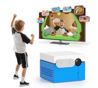 Kinhank Motion X Console di Giochi con Sensori di Movimento per Bambini e Famiglie, 21 Giochi/Altri in Arrivo/No Abbonamento/Gioco interattivi Genitori-Figli, Regalo Giocattolo per Bambini (3-16 anni)