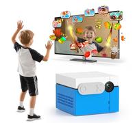 Kinhank MotionX Console di Giochi a Sensore di Movimento, Sistema Videogioco Plug & Play per Interazione Genitore-Figlio, Senza Abbonamento, Giocattolo Regalo per Bambini e Bambine dai 3 Anni in su