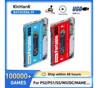 KINHANK Super Console X HDD da gioco Batocera 35 100000 Giochi retrò per PS3/PS2/WII/WIIU/SS/DC/MAME Console di gioco retrò per PC