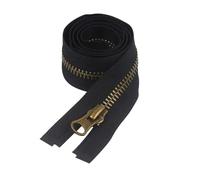 KINHARD Cerniere Lampo per Giubbotti, 70 cm #8 Cerniere Lampo Divisibili, Ottone Chiusura Lampo Metallo, Cerniera a Divisibile, per Zaini, Giacche e Cappotti