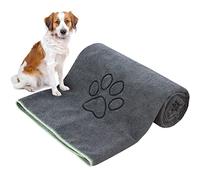 KinHwa Asciugamano per Cani in Microfibra Super Assorbente 76cm x 127cm grigio