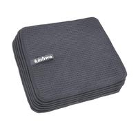 KinHwa Torchons Gris Torchon gaufré Torchon Microfibre Lavable Torchons pour la Cuisine Torchons épais Non Pelucheux 20 cm x 20 cm 6 pièces