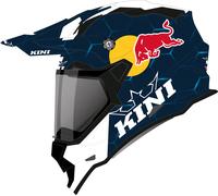 Kini ADV Red Bull 1.0, casco avventura L male Opaco Blu Scuro/Bianco/Blu