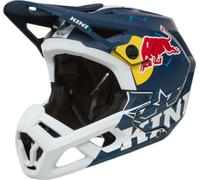Kini Red Bull EC 1.0 Casco da discesa, bianco-turchese-blu, taglia XL per maschi