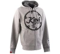 Kini Red Bull Ritzel Cappuccio con zip, Grigio chiaro, Taglia XS