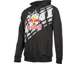 Kini Red Bull ST 1.0 Felpa con cappuccio e zip, nero-grigio, taglia M per maschi