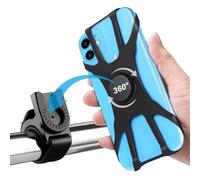 Kinizuxi Porta Cellulare Bici,Universale Supporto Smartphone per Bici 360° Rotabile,Staccabile Telefono Porta per Moto Bicicletta Compatibile con iPhone,Samsung,Tutti Smartphone 4.5"-7.0"(Nero)