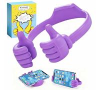 Kinizuxi Regalini di Natale Thumbs Up Lazy Phone Stand Supporto per Scrivania,Supporto Universale per Telefono cellulare Per Scrivania, Supporto per Cellulare Smartphone per iPhone iPad (Viola)