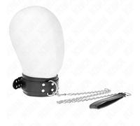 KINK - COLLANA CON CINTURINO 65 CM FIBBIE ARGENTO REGOLABILE 33-46 CM X 5,5 CM