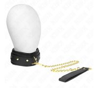 Kink - collana con cinturino in similpelle spugna modello 1 regolabile 37-54 cm x 3 cm