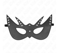 Kink - maschera pipistrello con rivetti 23 x 15 cm