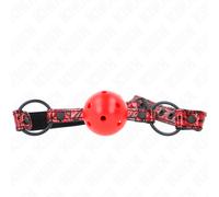 Kink - palla con motivo a diamanti 4.5 cm modello gag 1 64.5 cm regolabile 42-60 cm