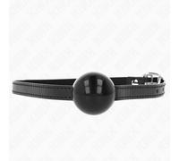 Kink - palla singola nera gag 4 cm 65 x 1,5 cm