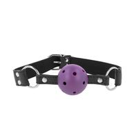 Kink - palla traspirante bavaglio 4 cm con doppio rivetto viola 62,5 x 2,5 cm regolabile 42-58 cm