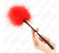 Kink - piume rosse tickle utilizzate per il kit bondage 27 cm
