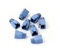 Kink Protection Sleeves, for RJ45 Modular plugs color blue, for cables up to 7.5mm diameter, 10 pieces