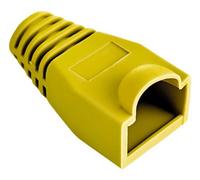 Kink Protection Sleeves, for RJ45 Modular plugs color yellow, 100 pieces