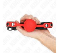 Kink Silicone Ball Gag 4cm Red