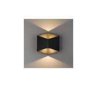 Kinkiet TRIANGLES LED 2x5W 700lm 3000K nero IP54 8142