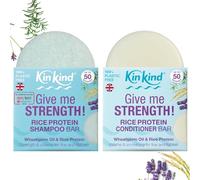 KinKind Rice Water Shampoo e Conditioner Bar Set | Give me STRENGTH! con proteine dell'acqua di riso per la crescita dei capelli 90 g (confezione da 1) +32% di volume in più dopo 5 lavaggi