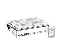 Kinley Tonic Water, Acqua Tonica con note di Limone, Lime e Lemongrass, Adatta alla Mixology, Per Drink Rinfrescanti e dal Sapore Inconfondibile, Bevanda Analcolica - 24 Lattine da 150 ml