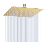 KINLIV Soffione doccia a pioggia da 30,5 cm, design ultra sottile SS304, cascata ad alta pressione completa il corpo, ricambio perfetto per i soffioni da bagno moderni