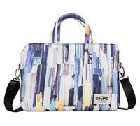 Kinmac - Custodia a tracolla impermeabile a 360 gradi multicolore Color Stripe con 2 tasche 14 inch & MacBook Pro 16