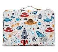 Kinmac Custodia protettiva a 360° per computer portatile, impermeabile, con manico, compatibile con LG Gram da 16" e laptop da 15,6" - 16" (astronave)
