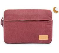 Kinmac tela 360 gradi da 33 cm, con tasca protettiva impermeabile per MacBook Air Pro 13 custodia borsa per laptop da 33,8 cm Wine Red 34 cm