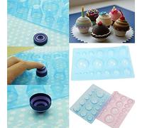 Kinnart Mini stampo in plastica per quilling, 13 x 20 cm, mini stampi per quilling fai da te, in plastica, a mezza sfera, a cupola 3D, strumento durevole, facile da pulire, colore casuale