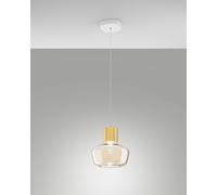 KINO SOSPENSIONE COGNAC A LED 3000K - 12W - 1300 lm DIMMERABILE