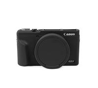 kinokoo Custodia in silicone per Canon PowerShot G5 X Mark II, custodia protettiva in gomma per Canon G5X II, Nero