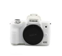Kinokoo EOS M50/EOS M50 Mark II Custodia in Silicone Compatibile per Canon EOS M50/EOS M50 Mark II/EOS M50 II Custodia Protettiva in Gomma per Fotocamera - Bianco
