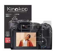 Kinokoo Pellicola in vetro temperato per Canon EOS R6 /R6 II/ R7 Crystal Clear Film Canon EOS R6 /R6 II/ R7 Screen Protector senza bolle e antigraffio (confezione da 2)