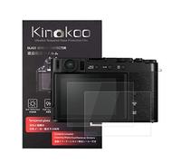 kinokoo Pellicola in vetro temperato per Fujifilm X-E4 Clear Screen Pellicola per fuji XE4 Senza bolle/Antigraffio (2 pezzi)