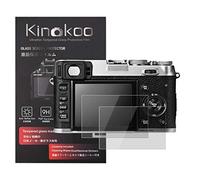 kinokoo Pellicola in vetro temperato per Fujifilm X100S/X100/X20/X10/X-E1 Clear Screen Pellicola per fuji X100S X100 X20 X10 X-E1 Senza bolle/Antigraffio (2 pezzi)