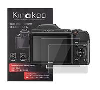 kinokoo Pellicola in vetro temperato per Nikon L820 Clear Screen Pellicola per NIKON L820 Senza bolle/Antigraffio (2 pezzi)