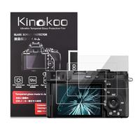 kinokoo Pellicola protettiva per schermo per fotocamera per Sony A7C II, A6700, A7CR, 0,25 mm, durezza 9H, Alpha7C II/A6700/A7C R, anti-impronte, antigraffio e senza bolle(Confezione da 3)