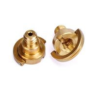 kinokoo Vite di tipo D per montaggio su treppiede per fotocamera/custodia per fotocamera/vite a sgancio rapido - con anello a D design pf (confezione da 2), Rame, viti per fotocamera