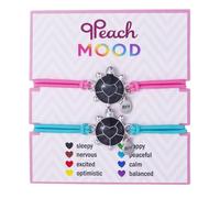 Kinretixia 1 paio di braccialetti con drago di tartaruga, per donne, emozioni, sensore di temperatura, bracciale fasciatoio, bracciale BFF