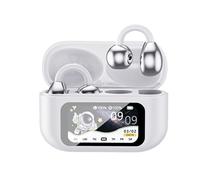 kinrguiyuez Cuffie Wireless Traduzione Auricolari,Auricolari Intelligenti 150 Language Translator Device,Dual-Ear Wireless 6.0 Multifunzionale Schermo a Colori AI Traduzione