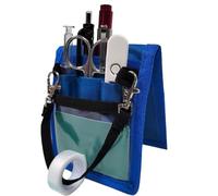 kinrguiyuez per infermieristica, organizer tascabile per infermieri, multi scomparto con porta nastro, cintura per attrezzi per forbici e insegnanti