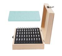 Kinsinder 50 Pezzi Scatola Portamonete in Legno, Capsule per Monete, Portamonete in Legno per Collezionisti con Capsule per Monete da 18 mm/20 mm/23 mm/25 mm/27 mm/30 mm