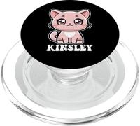 Kinsley - Simpatico gatto gattino per ragazze, nome Kinsley PopSockets PopGrip per MagSafe