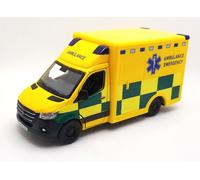 Kinsmart - 1:48 Scala Modello Mercedes-Benz Ambulanza Giallo (