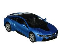 KiNSMART BMW i8 5"""" in scala 1:36, modello in metallo pressofuso, super car giocattolo con azione pullback