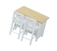 KINSPON CAMPIO 1/12 in Miniatura da Tavolo da Pub E Mobili per Sedie Set per Le Case delle Bambole E Scena del Progetto Artigianale Che Mostra Mobili per Bambole Accessori per Le Bambole