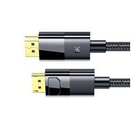 KINSPON DisplayPort To DisplayPort 1.4 Adattatore da Maschio A Connettori Maschi Supporta 8k@60Hz 4K@144Hz 2K@165Hz per Cavo Monitora Gioco per Laptop