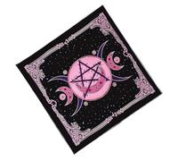 KINSPON Divinazioni Tovagliatore Star Moon Pattern Astrology Tarots Card Card Clow Alars Desazioni DAVINAZIONI Board Game Accessorio Star Moon Pattern Tarot Card Cardcloth Spiritual Deck Cloth